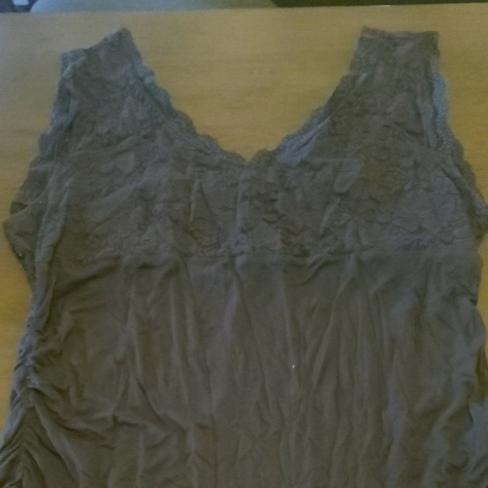 Womens Maurices XXL V-Neck cami with lace